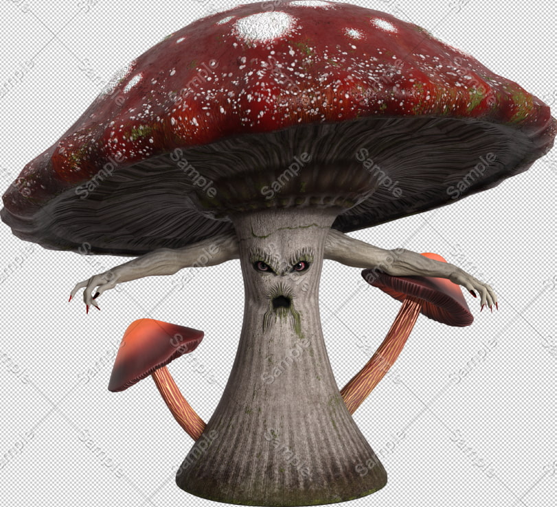 素材屋☆歌う宝石箱☆画像素材(デビルマッシュルーム)