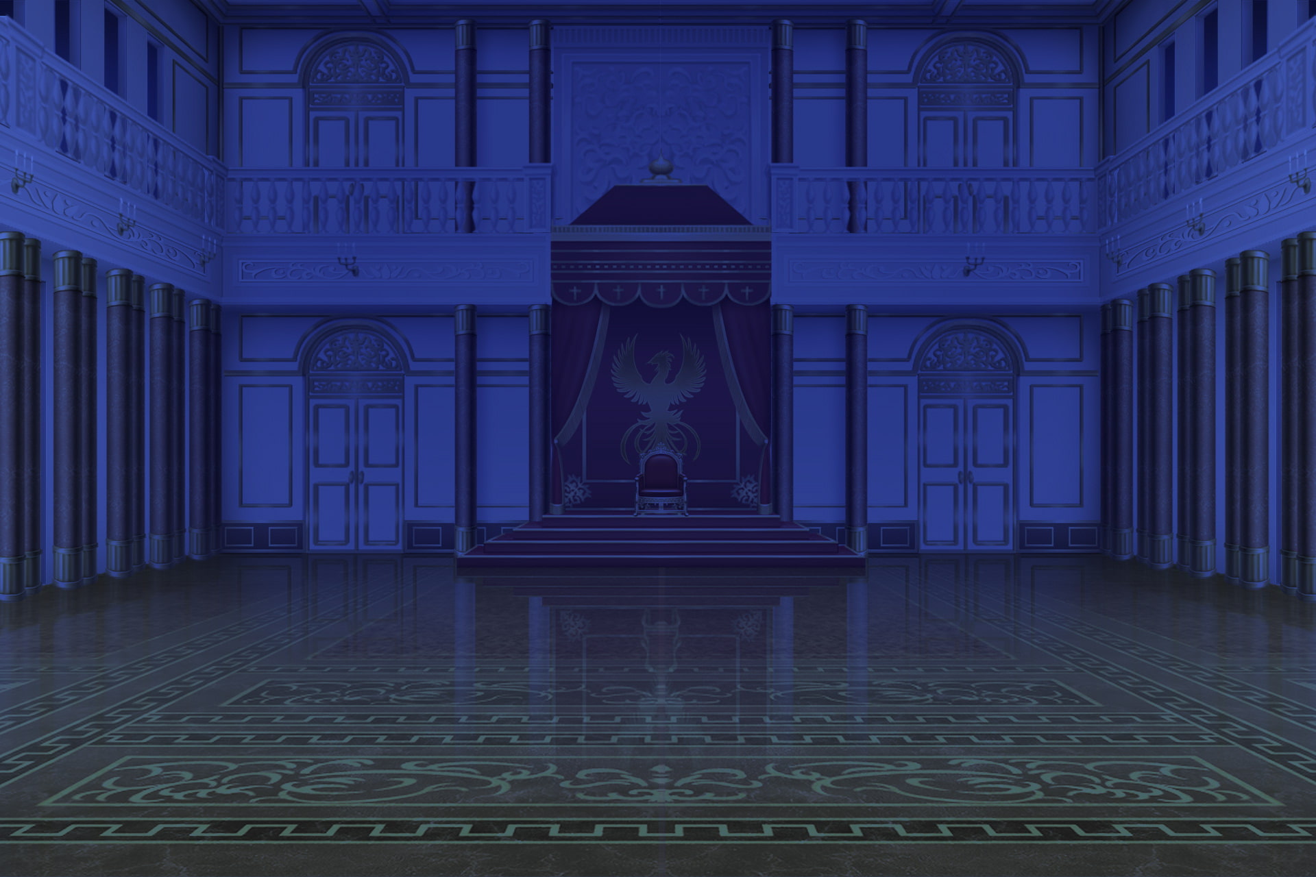 単品5種背景素材v001謁見の間