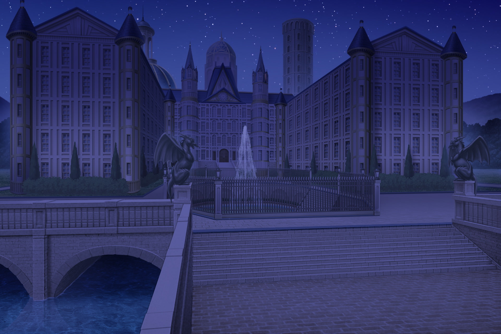 単品5種背景素材v03王城外観