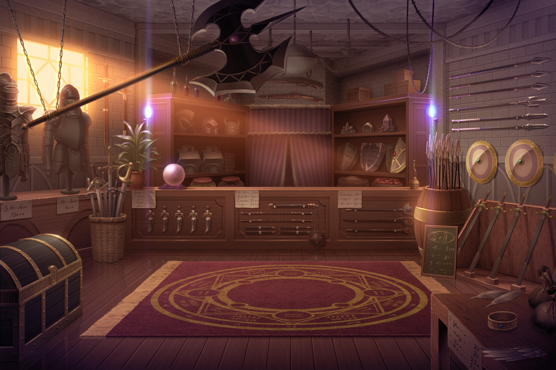 単品5種背景素材v04万屋店内