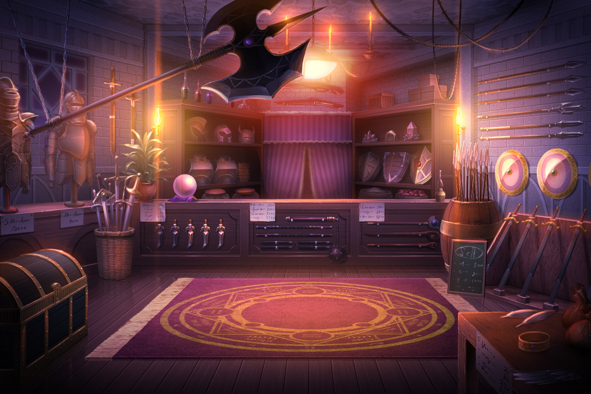 単品5種背景素材v04万屋店内