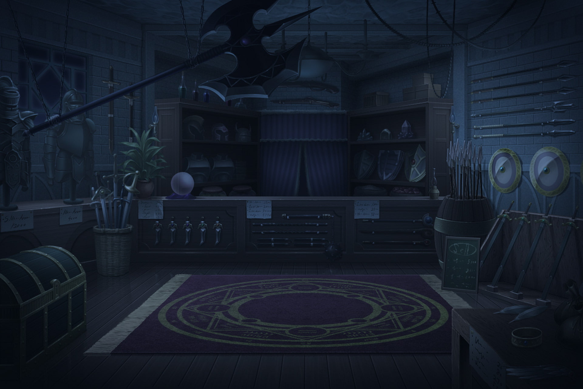 単品5種背景素材v04万屋店内