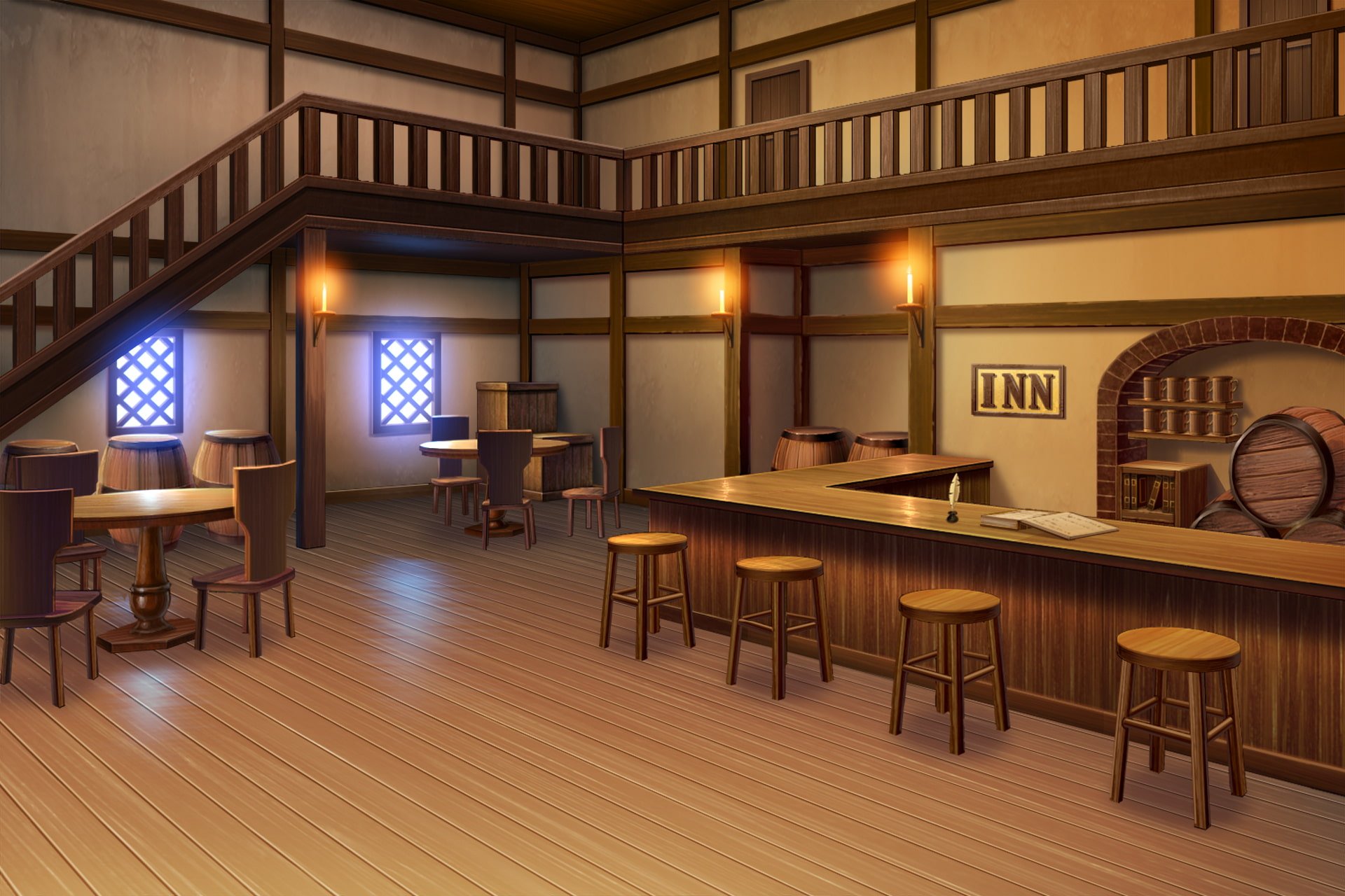 単品5種背景素材v10宿屋