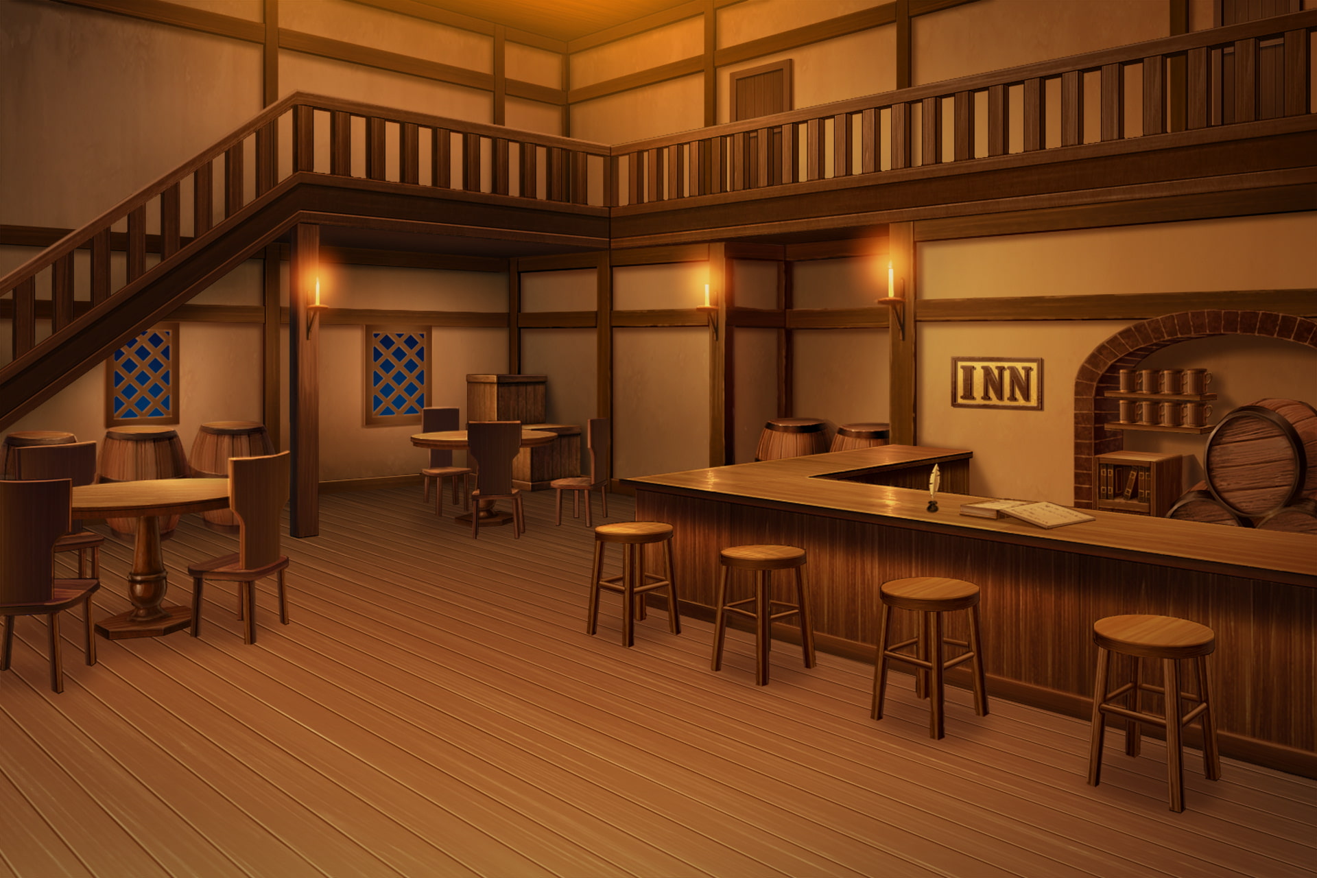 単品5種背景素材v10宿屋