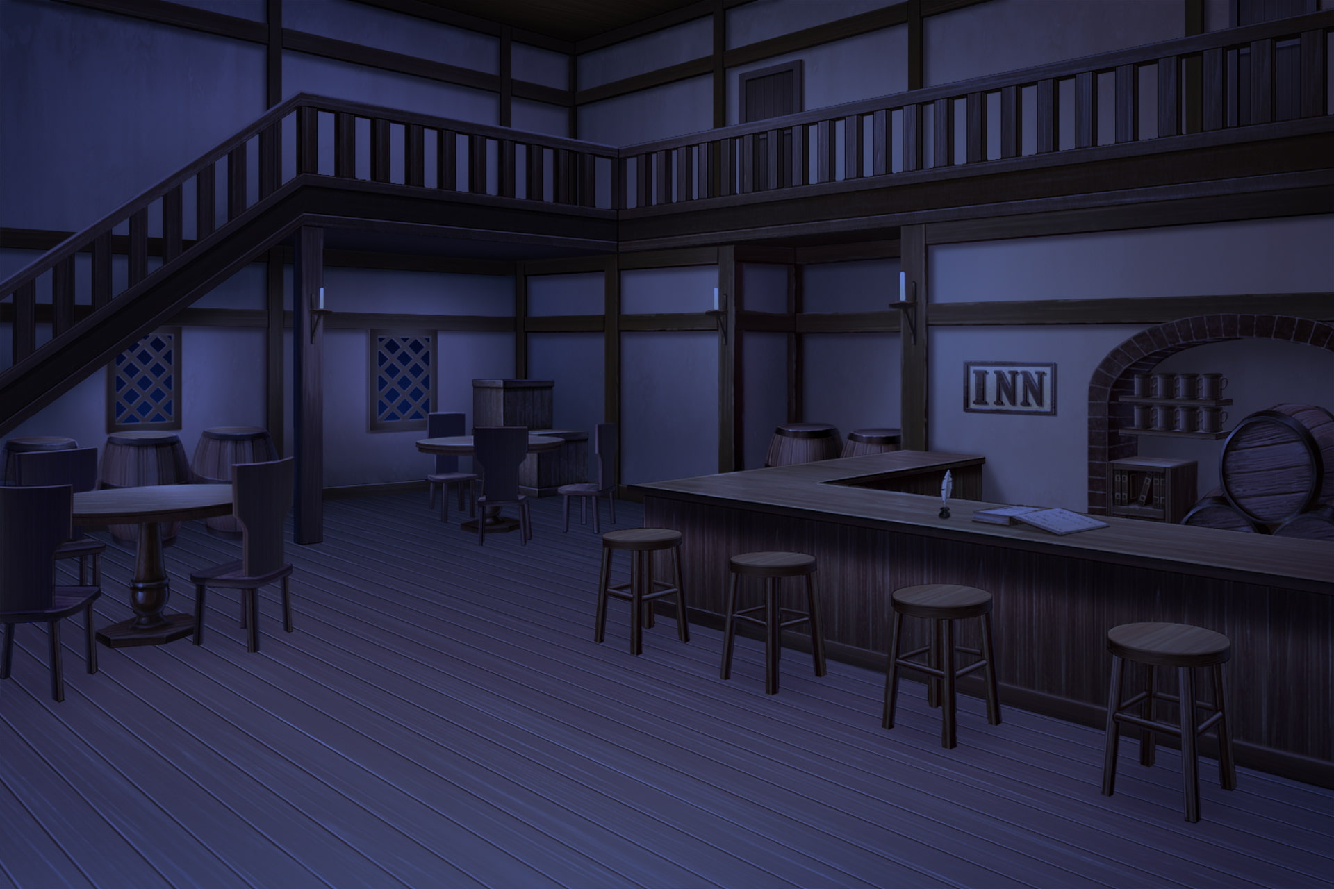 単品5種背景素材v10宿屋