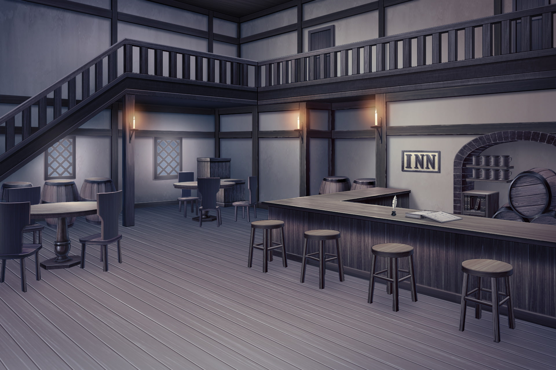 単品5種背景素材v10宿屋