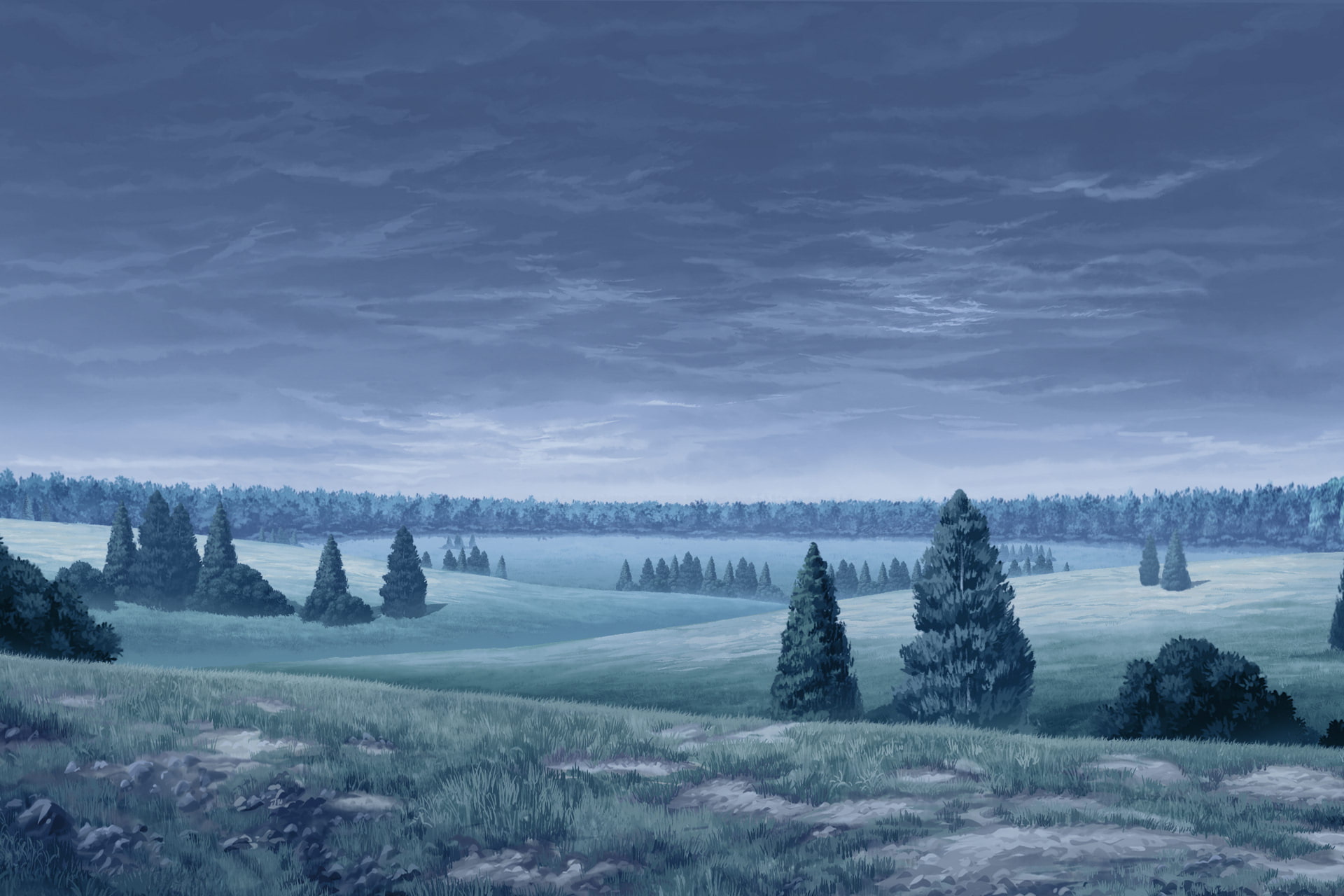 単品5種背景素材v11草原