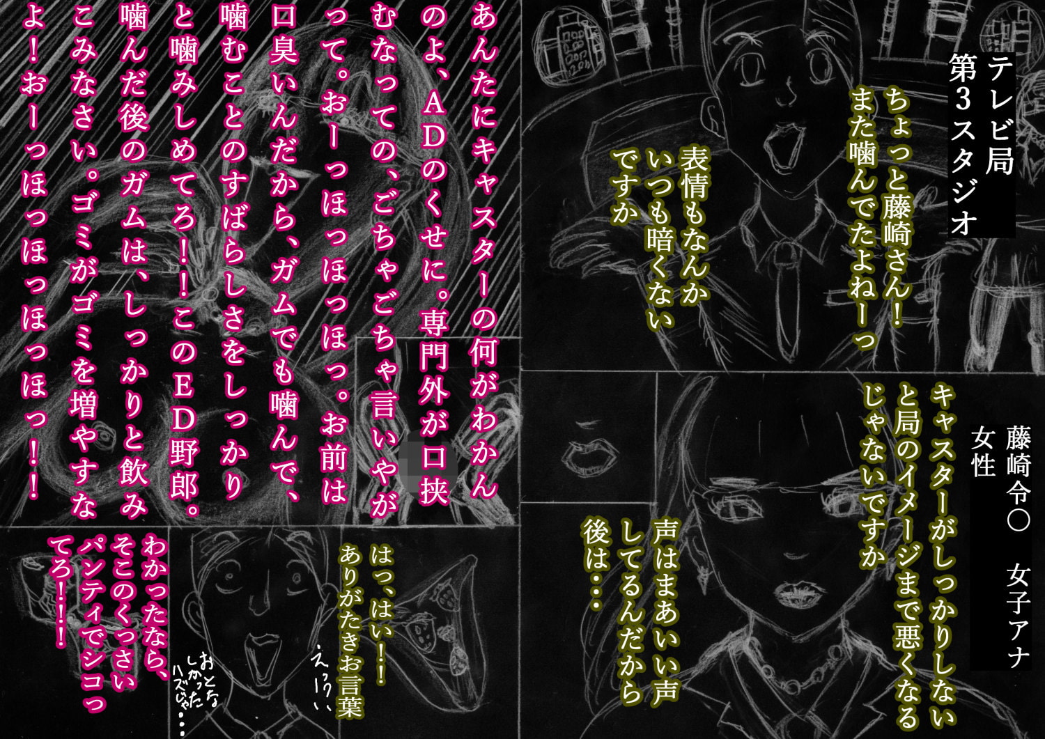 暗黒世界へようこそ 超ウザい奴相手に「お～っほっほっ」とゲスな高笑いしながら、その場で全裸になって変なポーズをしてコキ下ろして興奮する、妄想性癖人間のお話