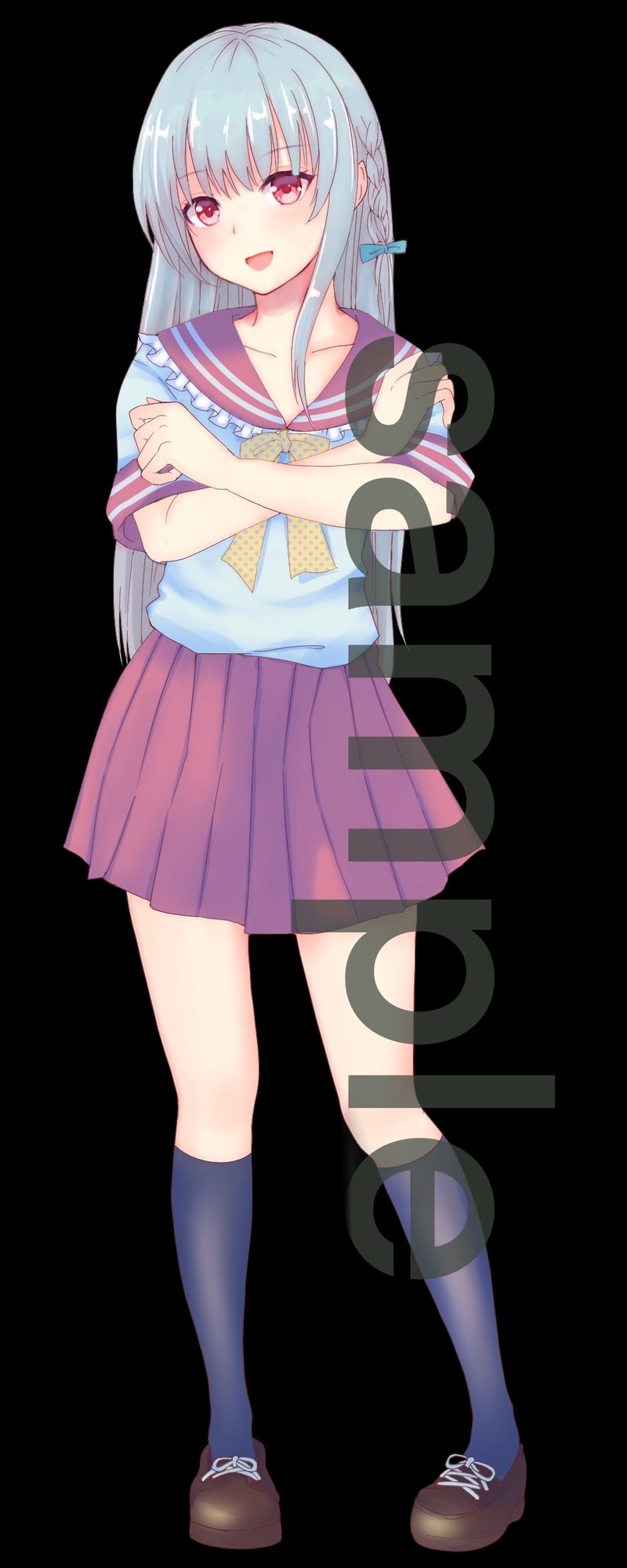 制服の女の子立ち絵27