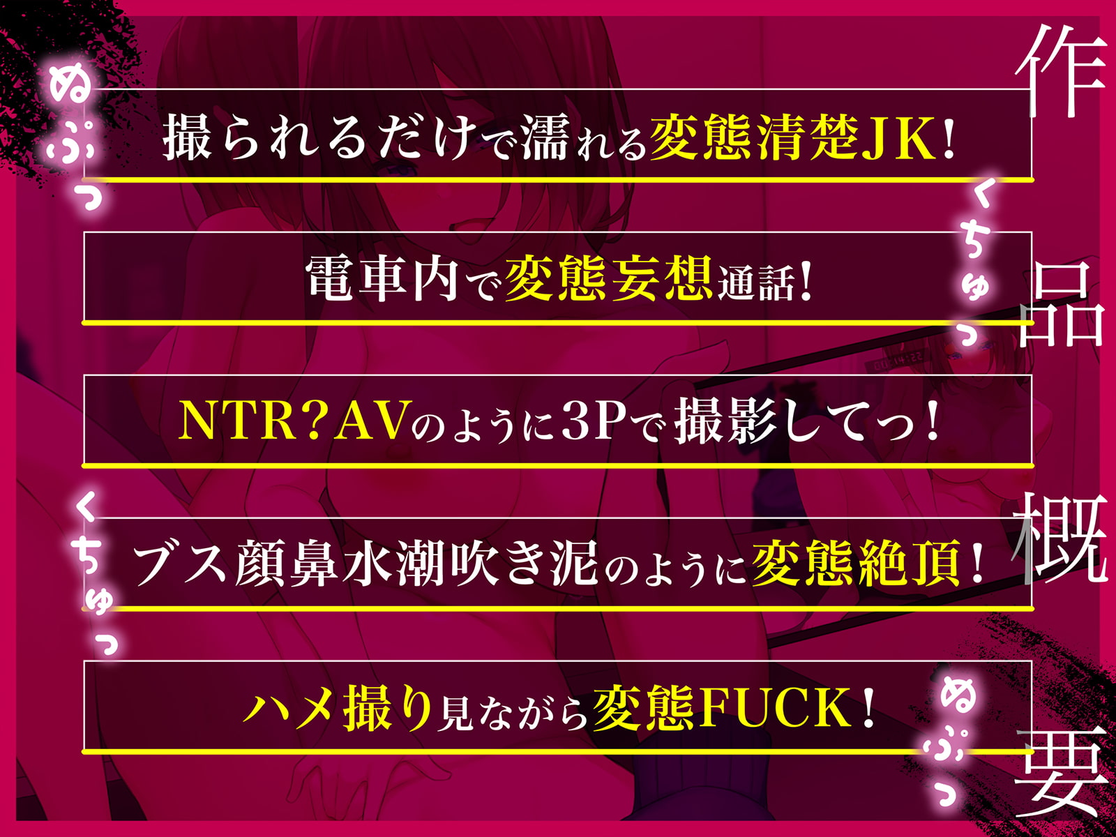 変態願望のある地味な清楚JKは真性マゾ～カメラを向けてめちゃくちゃに犯して欲しい～