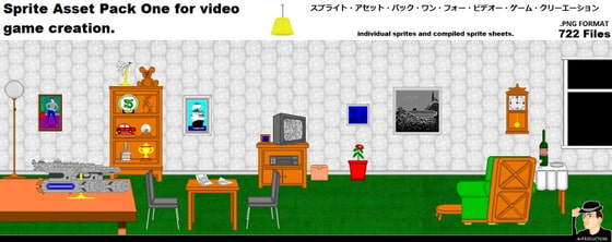 Sprite Asset Pack 1 for Video Game Creation - The People Sprite project