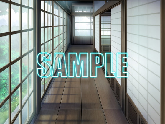 背景素材:古民家廊下