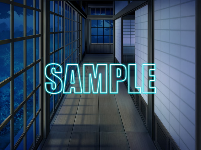 背景素材:古民家廊下