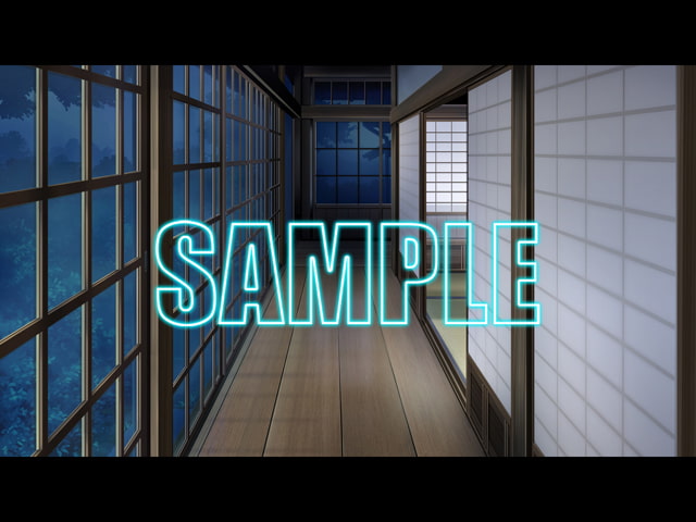 背景素材:古民家廊下