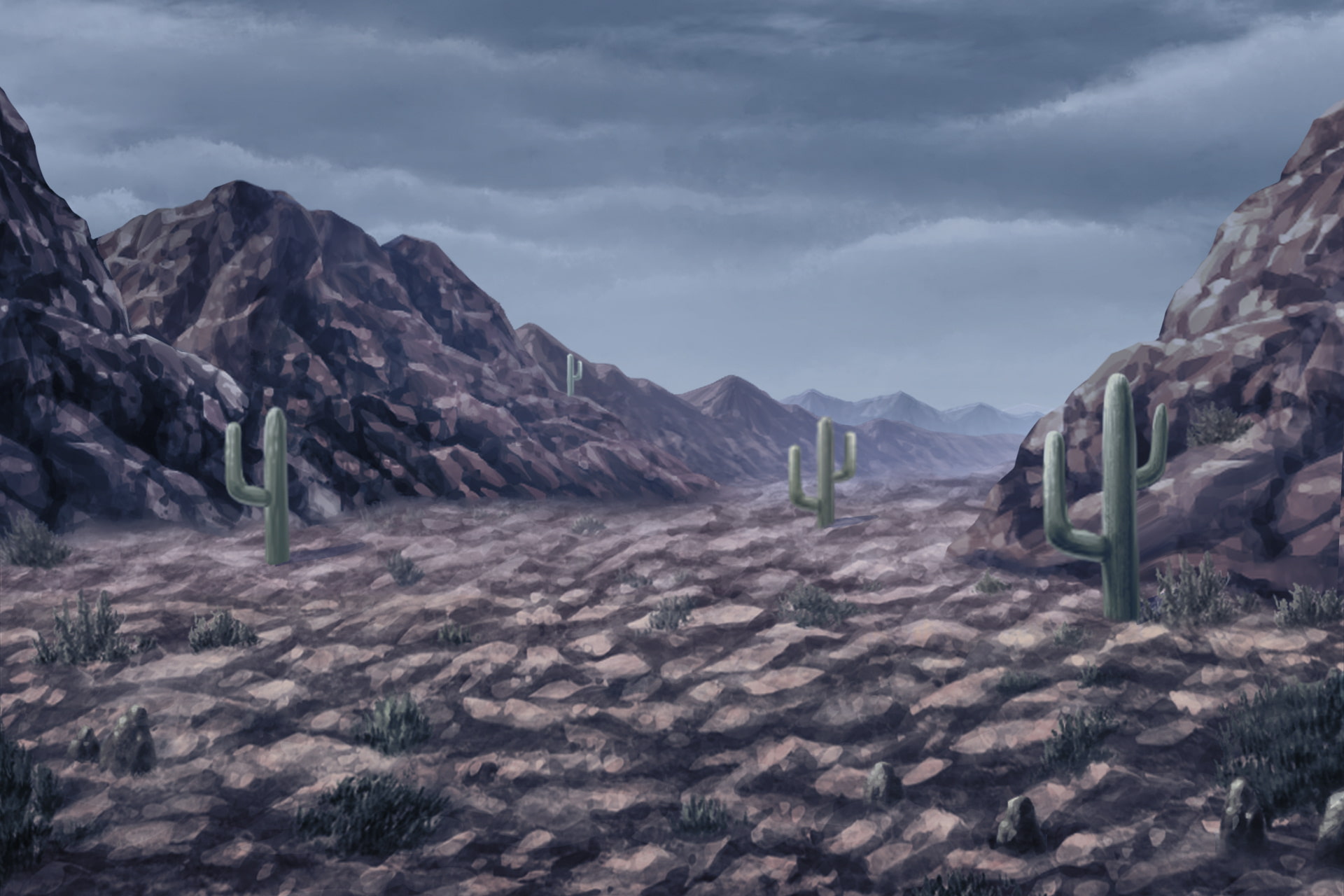 単品5種背景素材v14荒野