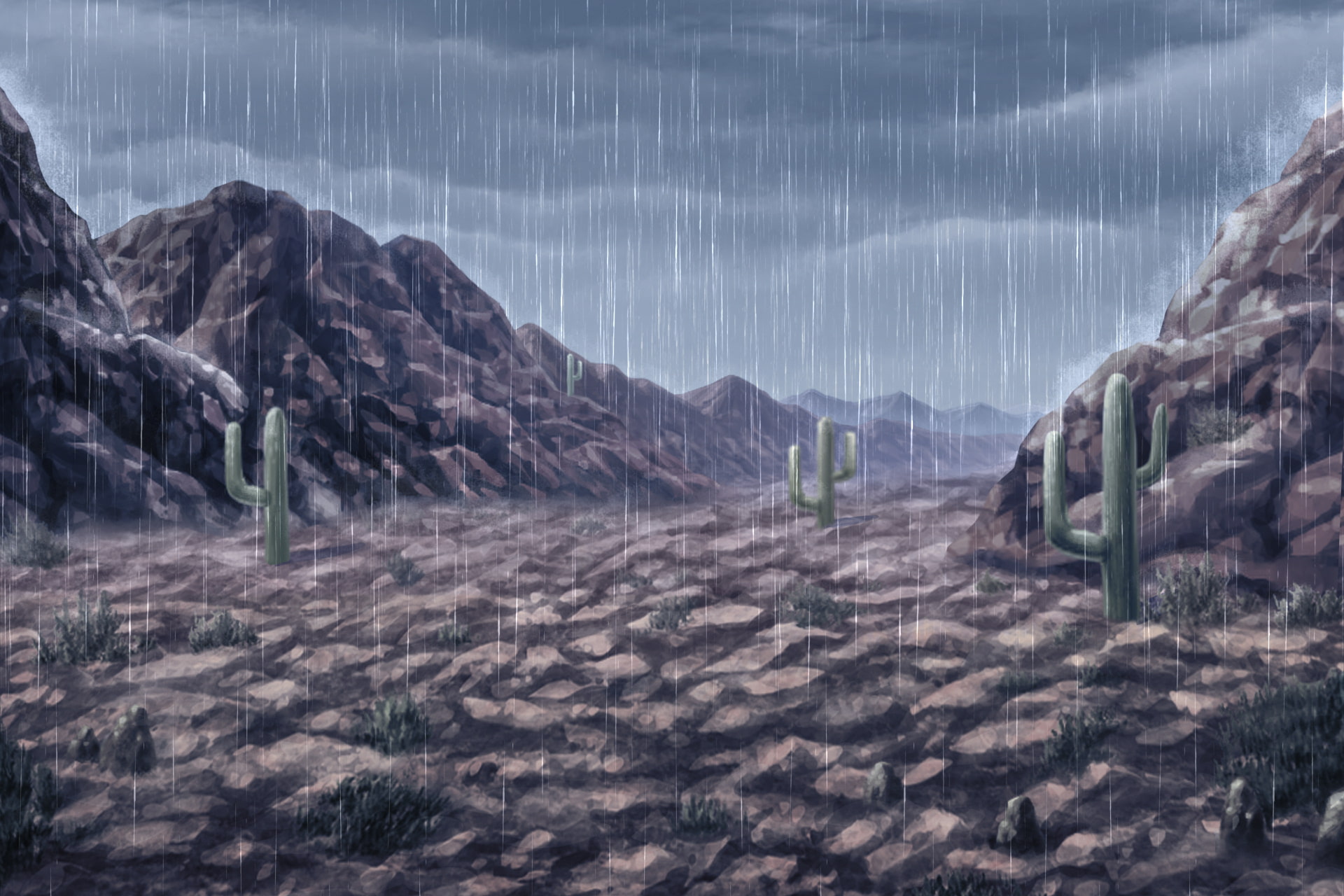 単品5種背景素材v14荒野