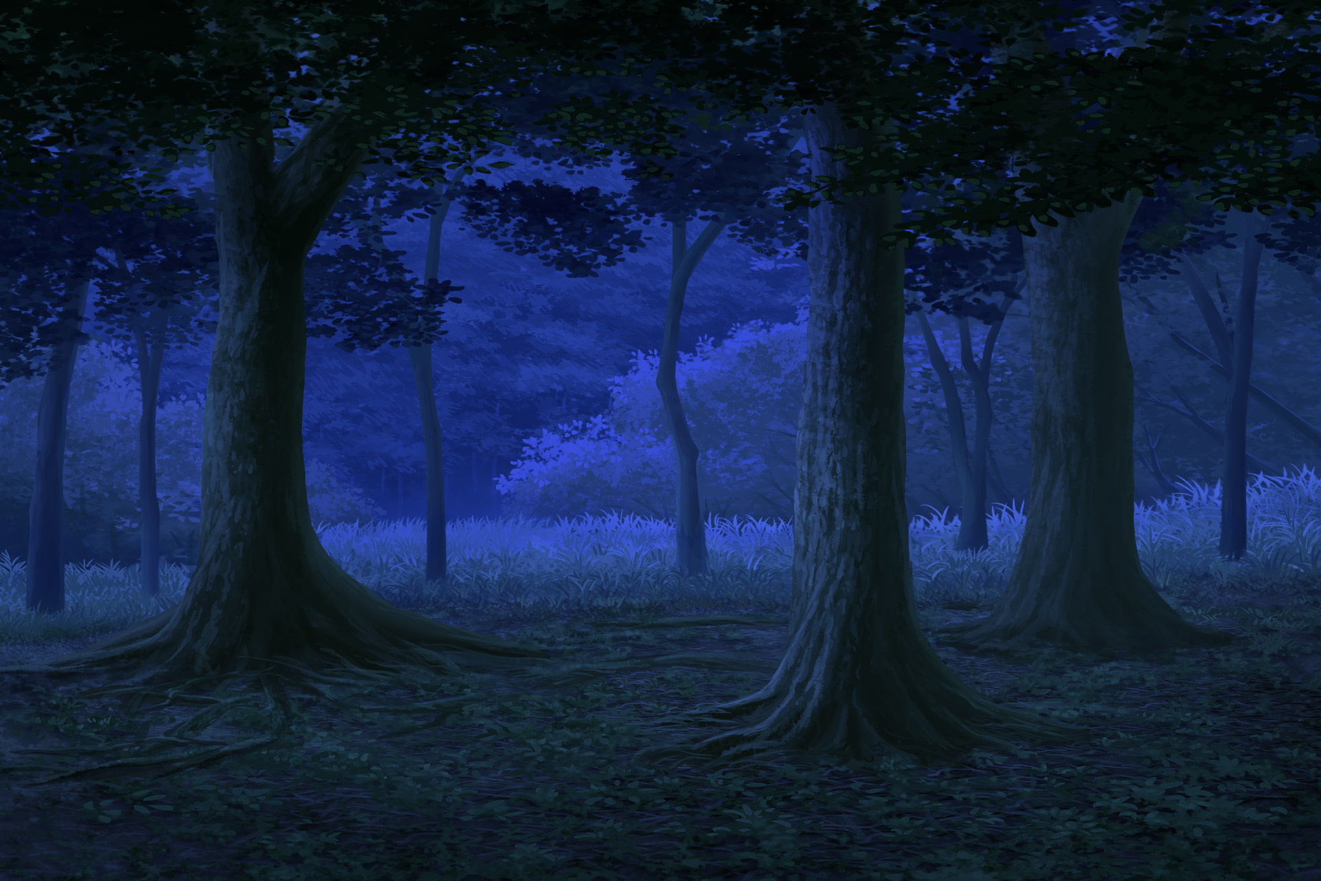 単品5種背景素材v17c森の出口