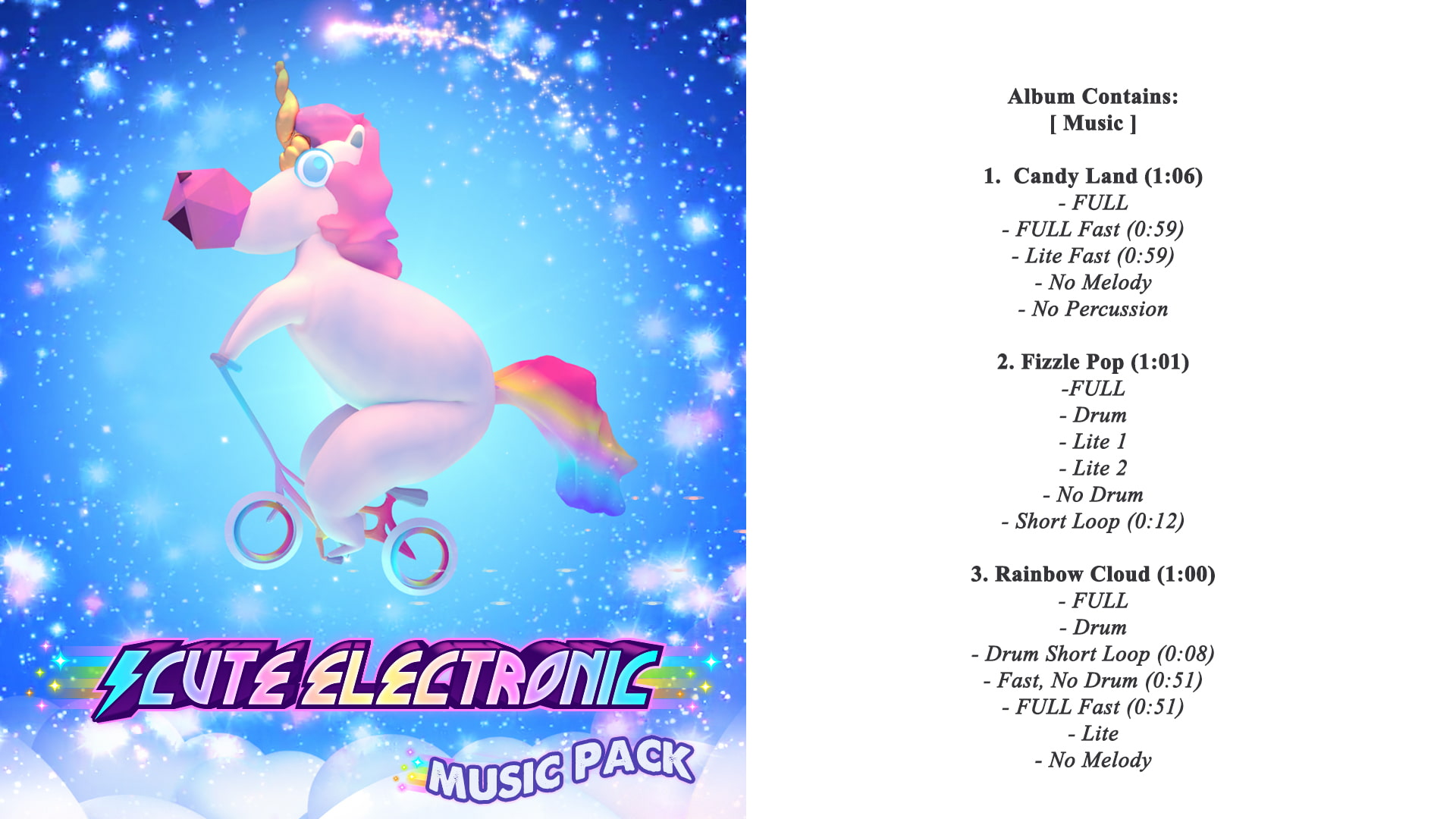 【BGM素材】Cute Electronic Puzzle Music Pack