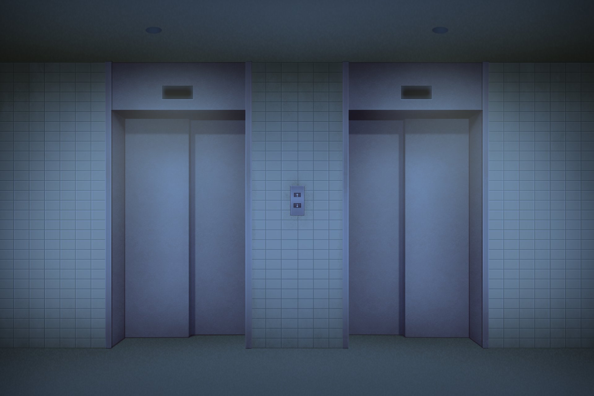 単品5種背景素材v22エレベーター外