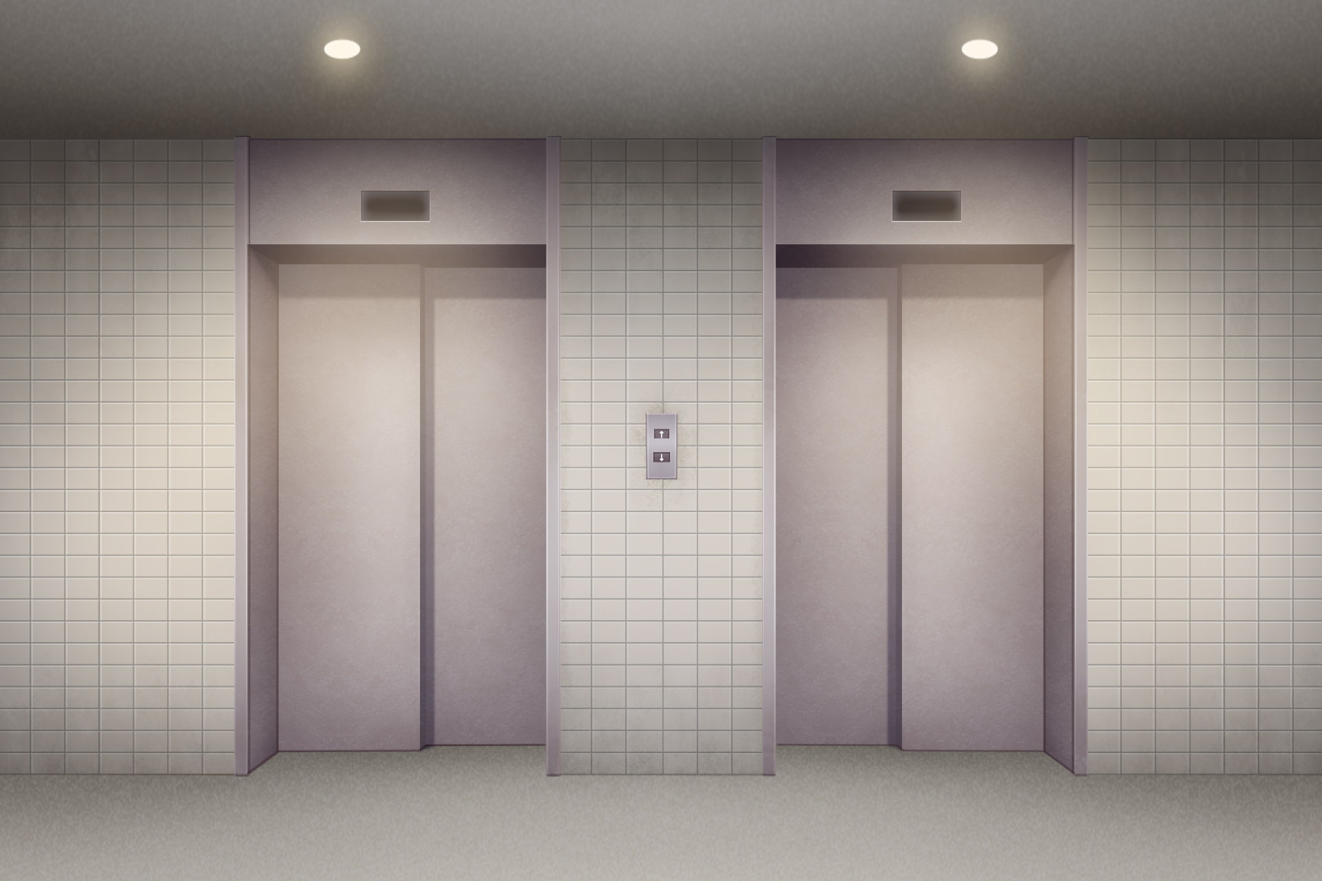 単品5種背景素材v22エレベーター外