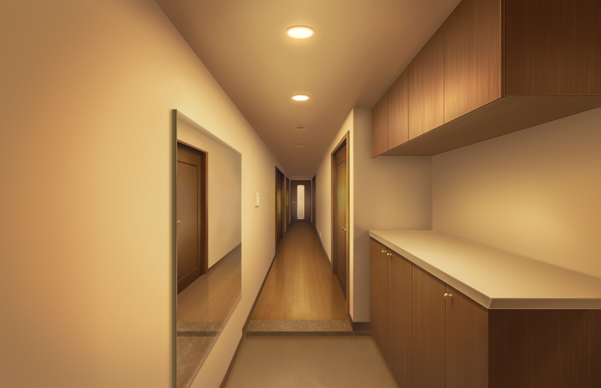 単品5種背景素材v23玄関内