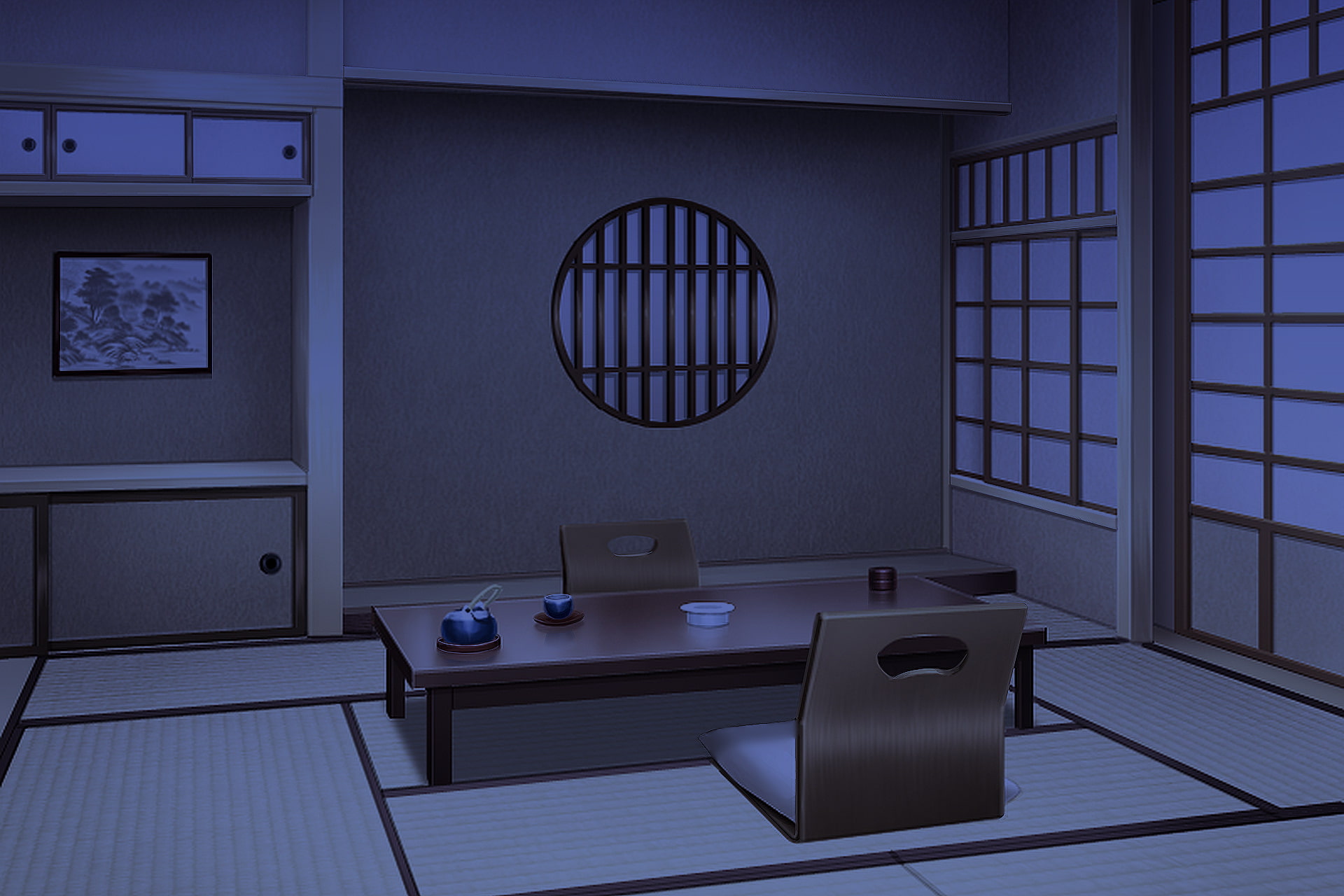 単品5種背景素材v25和室2