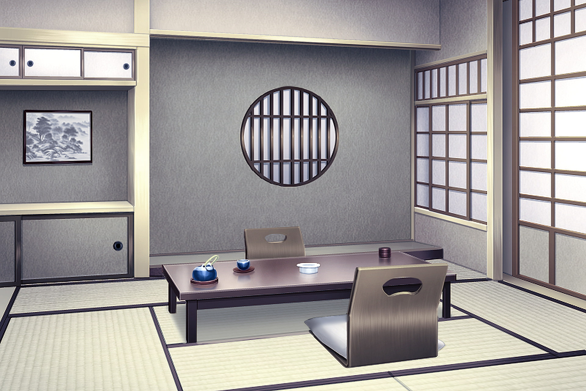 単品5種背景素材v25和室2