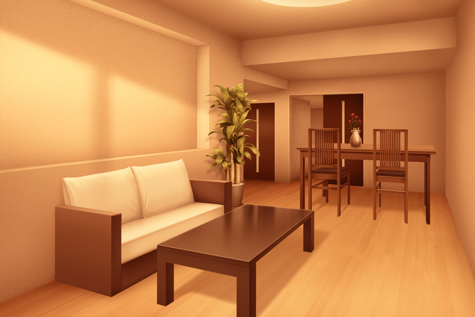 単品5種背景素材v27リビング