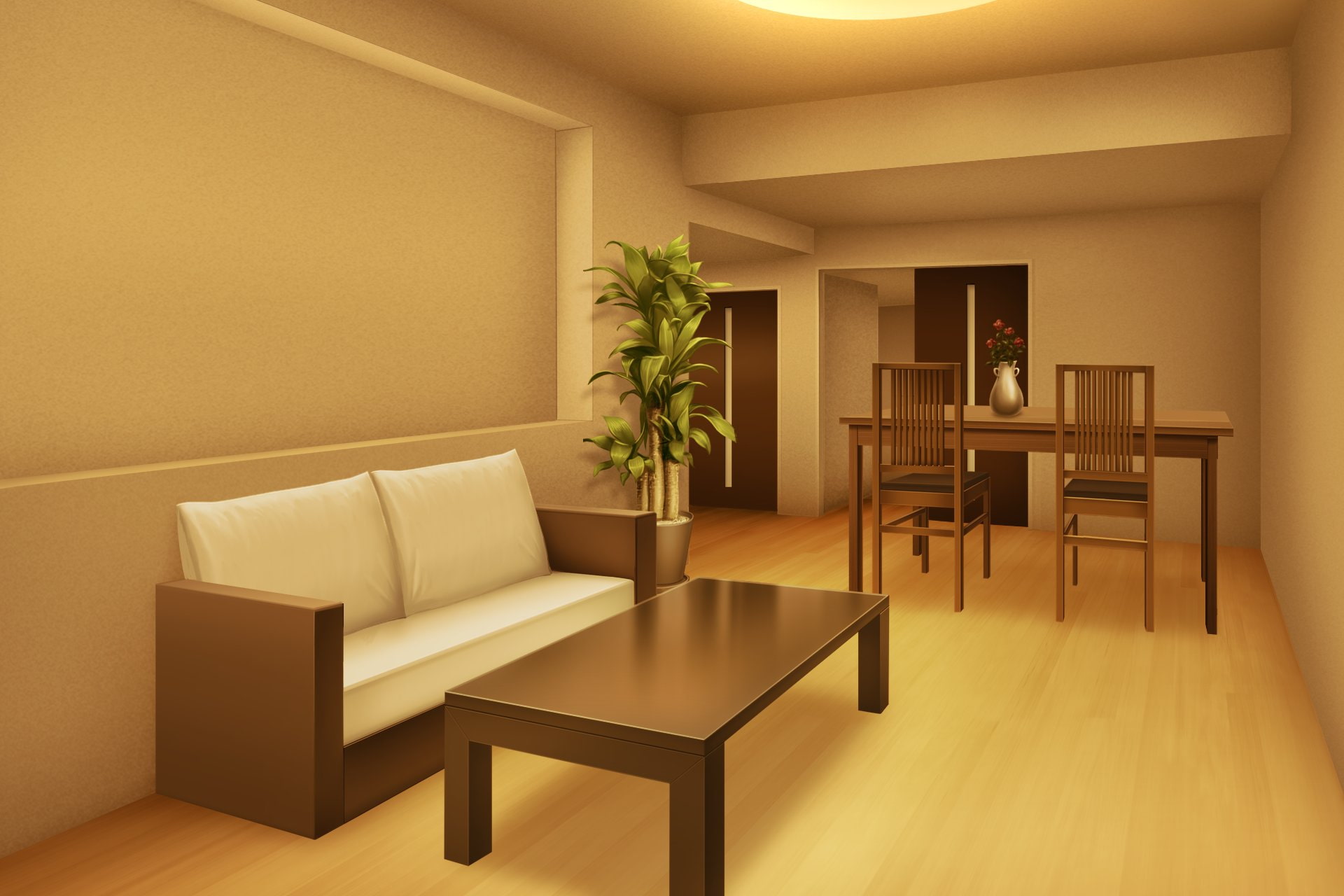 単品5種背景素材v27リビング