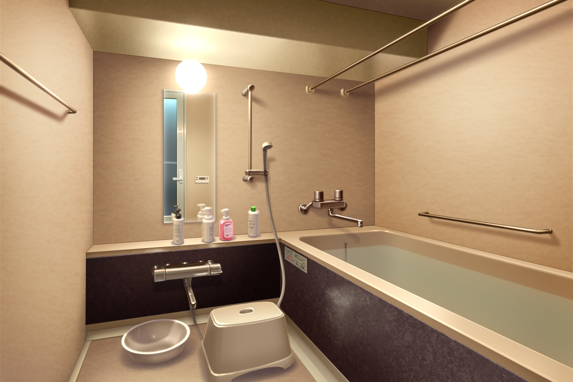 単品5種背景素材v28風呂場