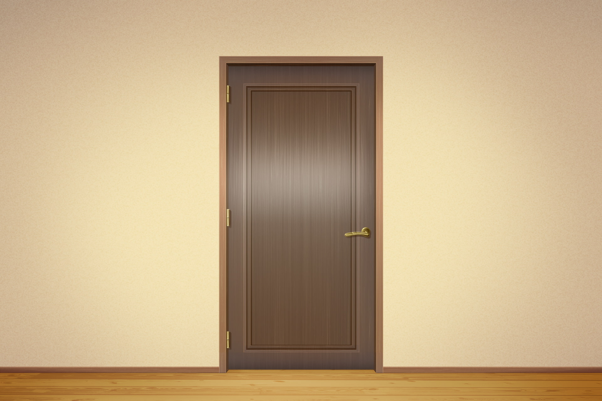 単品5種背景素材v30部屋扉前(寄り・引き