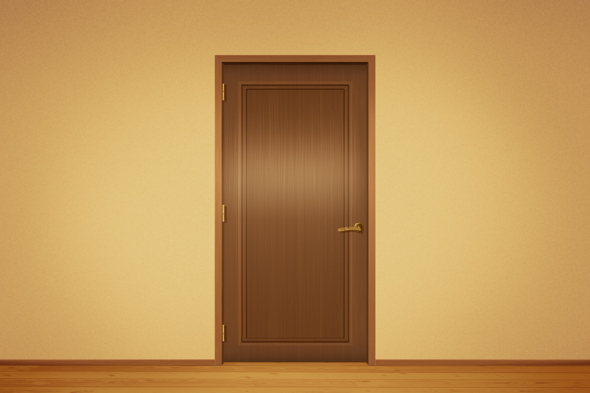 単品5種背景素材v30部屋扉前(寄り・引き