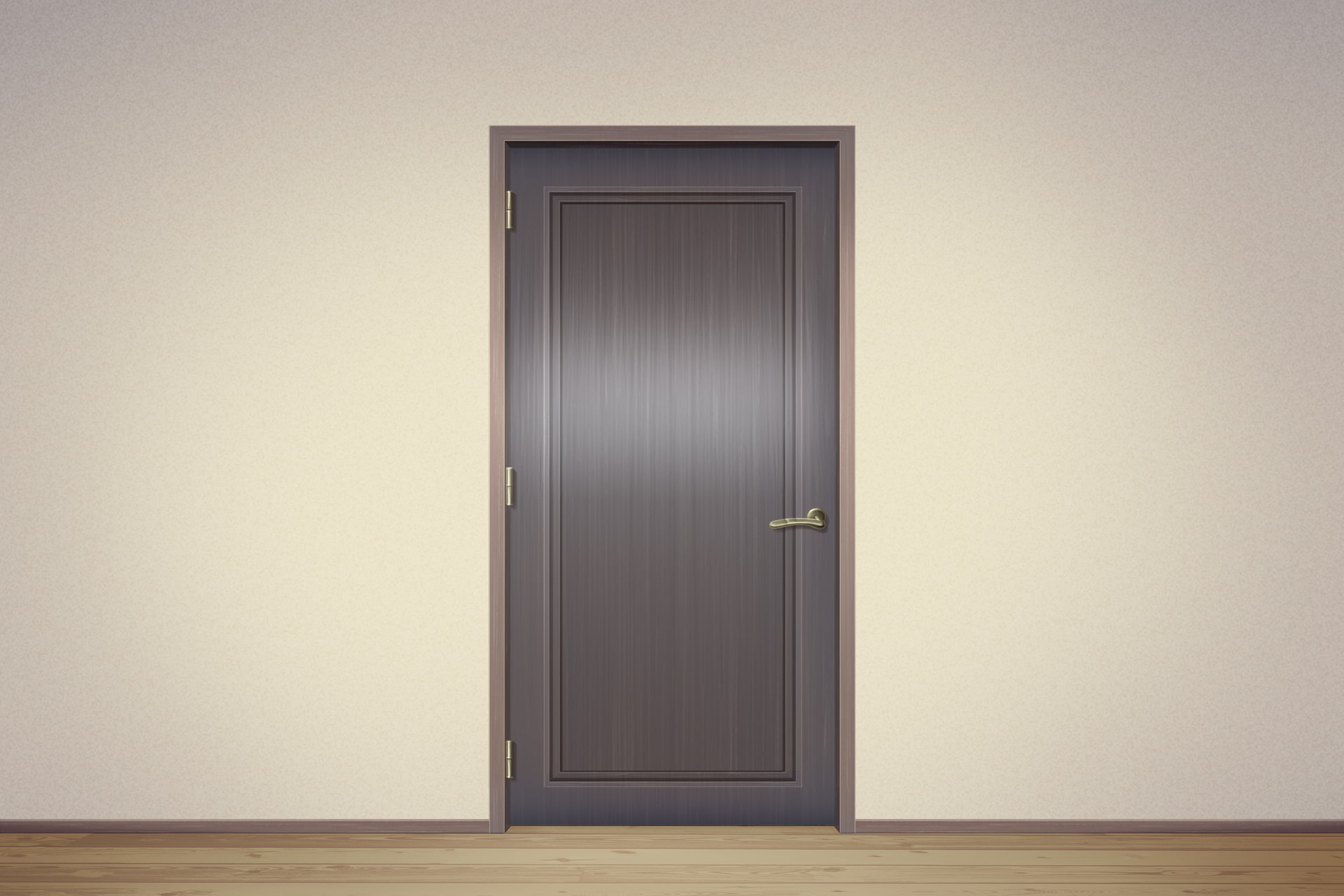 単品5種背景素材v30部屋扉前(寄り・引き