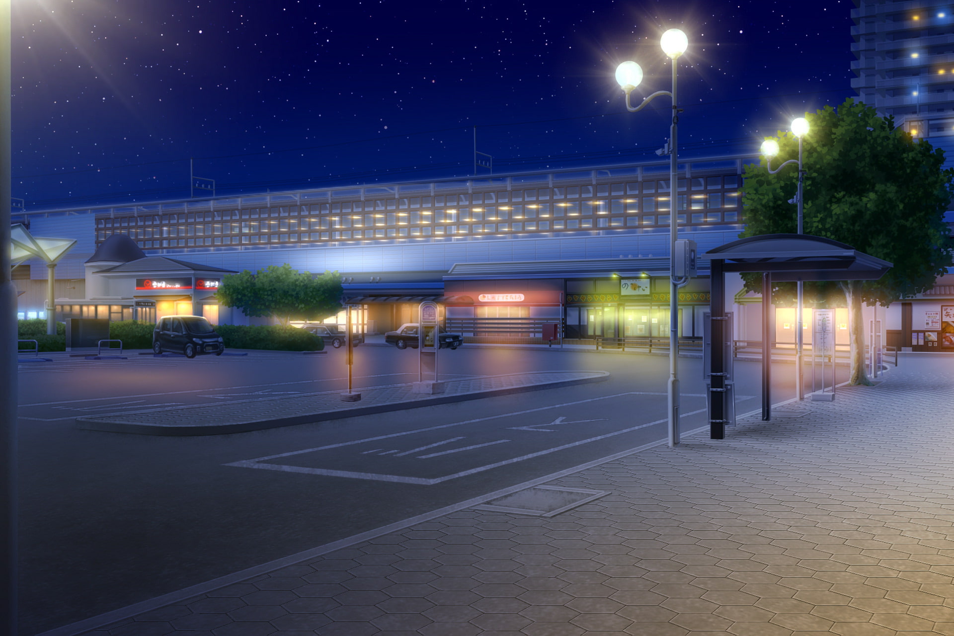 単品5種背景素材v34駅