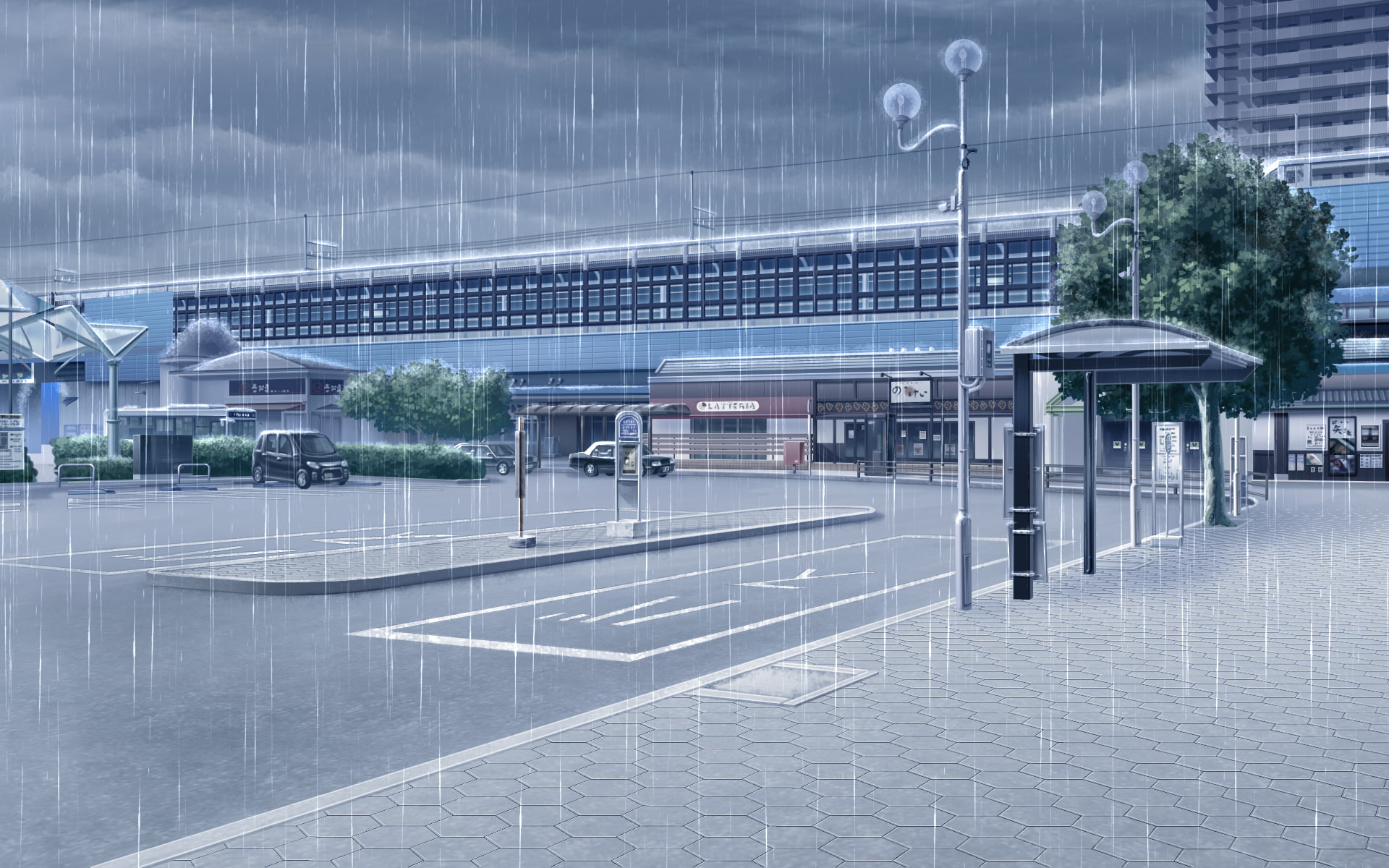 単品5種背景素材v34駅