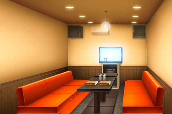 単品5種背景素材v36カラオケボックス