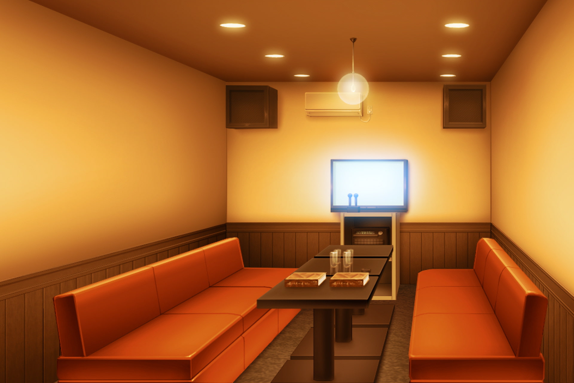 単品5種背景素材v36カラオケボックス