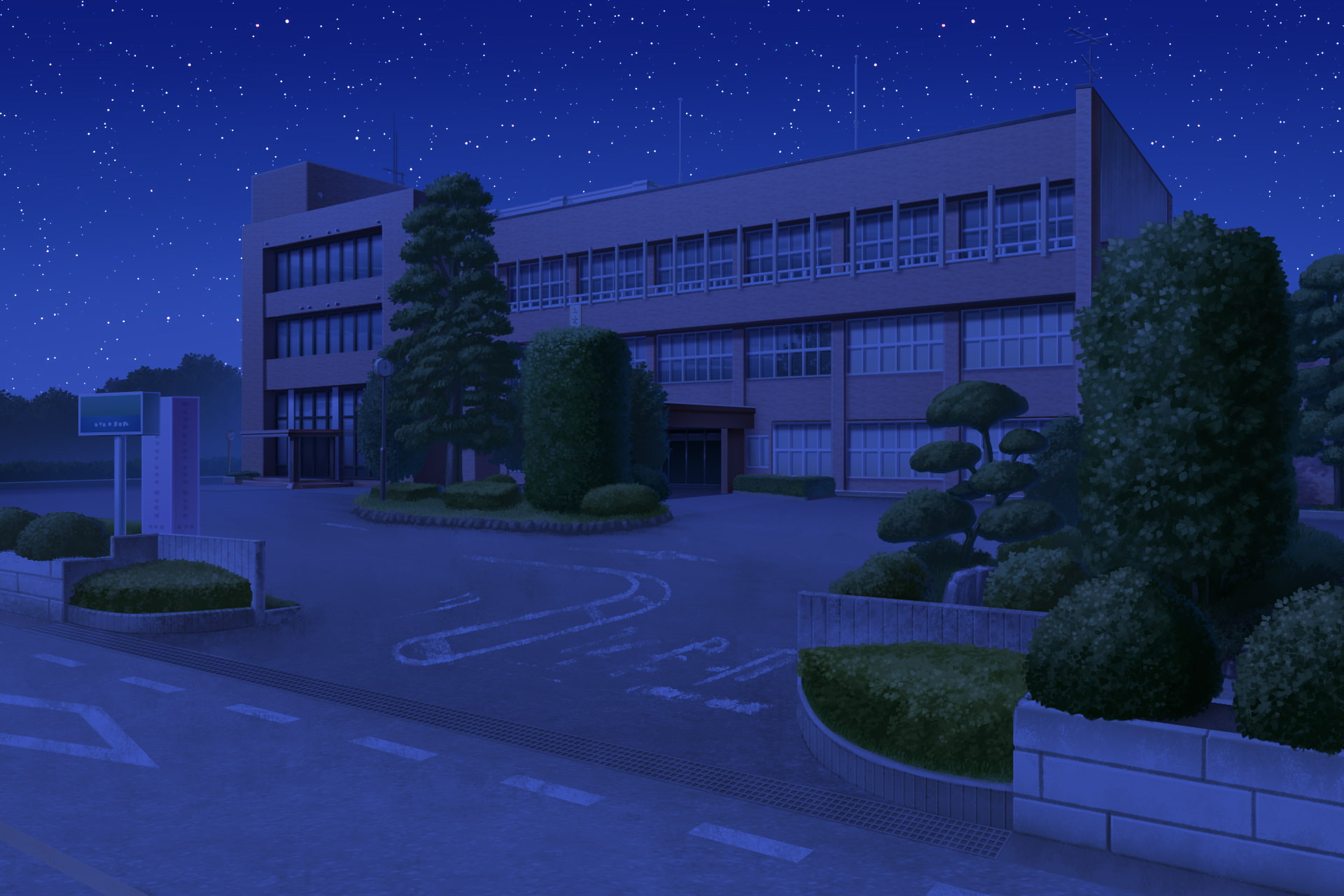 単品5種背景素材v37市役所