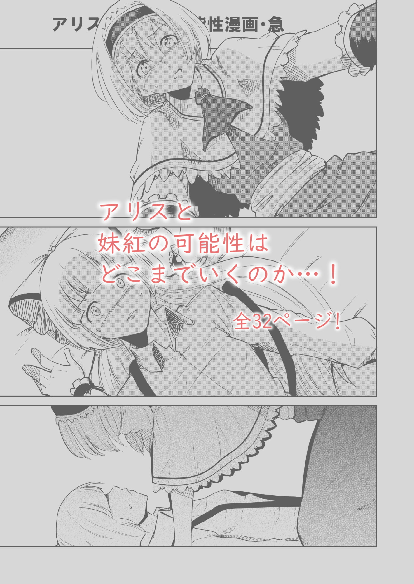 アリスと妹紅の可能性漫画