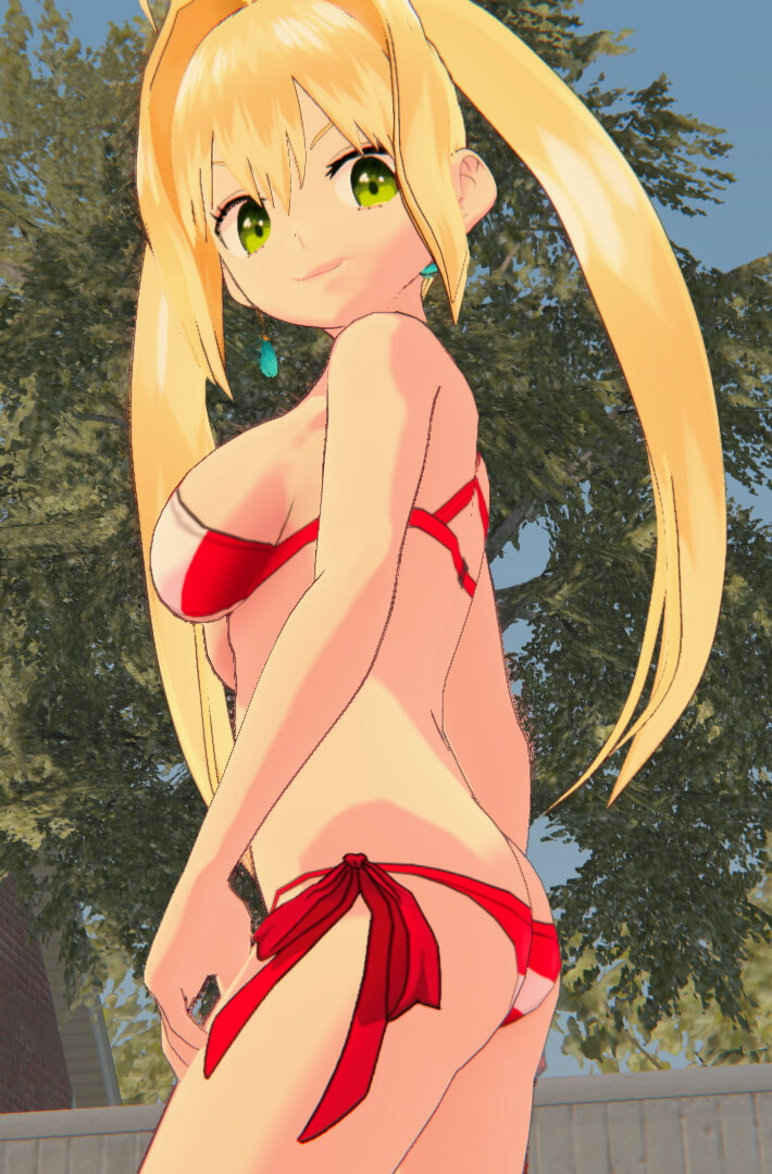 【Vroid 同人作品】フェイト/グ○ンドオーダー ネロ・クラウディウス (水着)