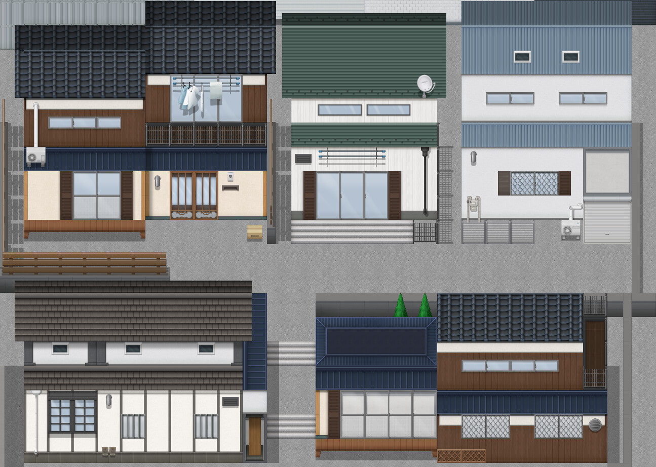 住宅地 タイルセット