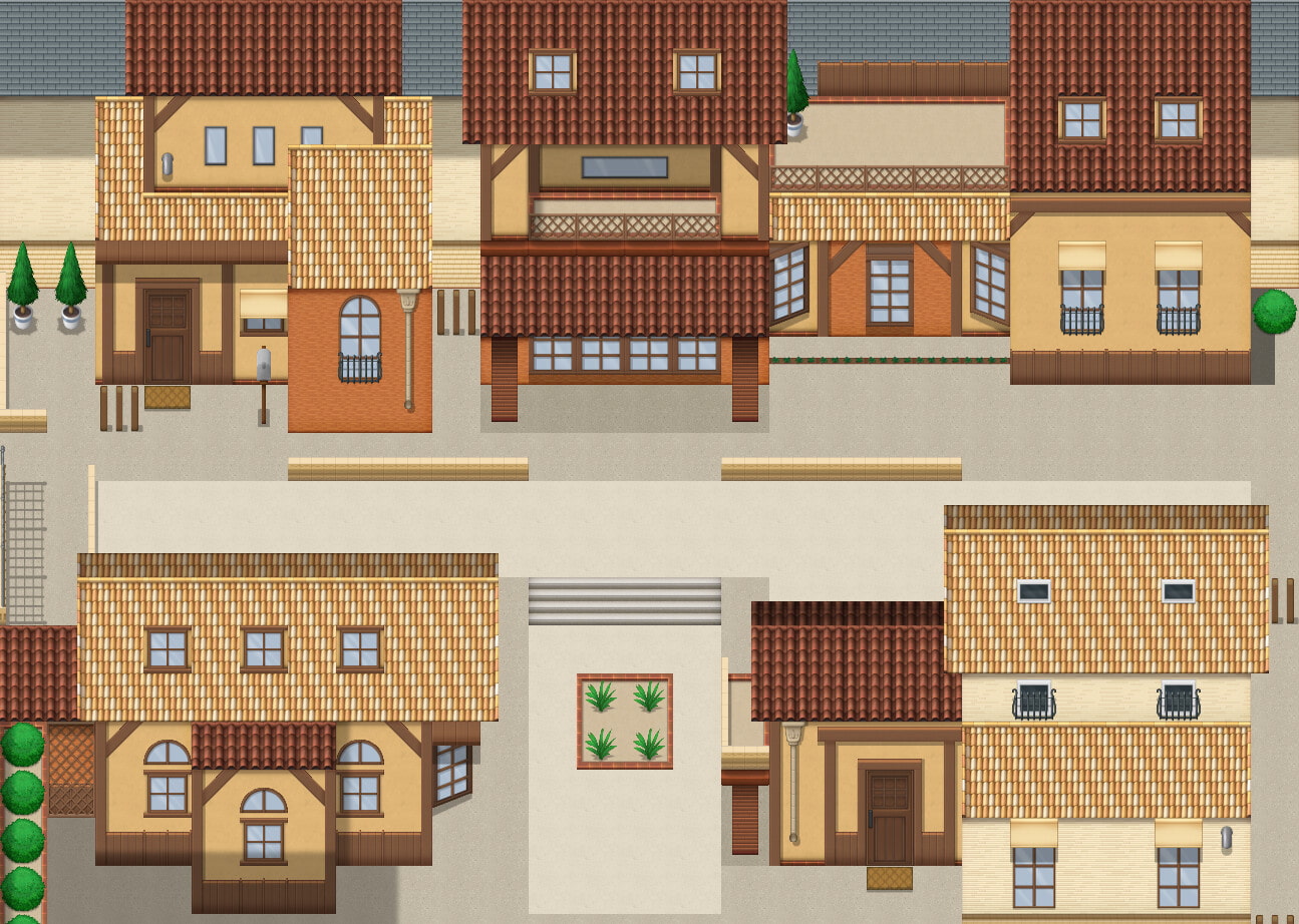 住宅地 タイルセット