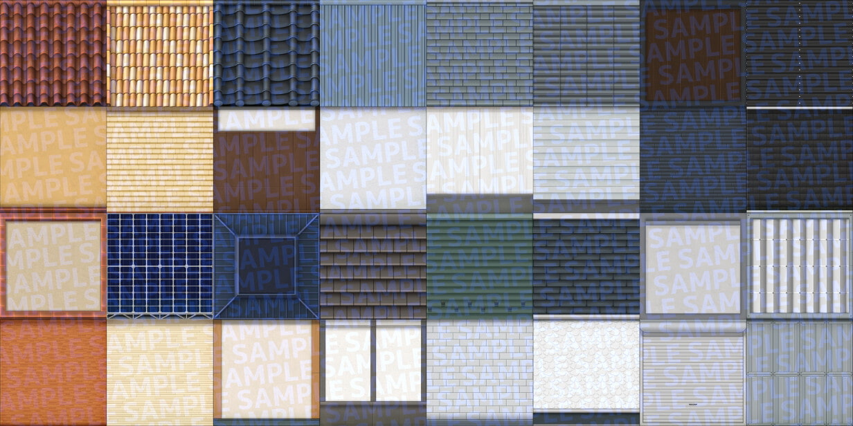 住宅地 タイルセット