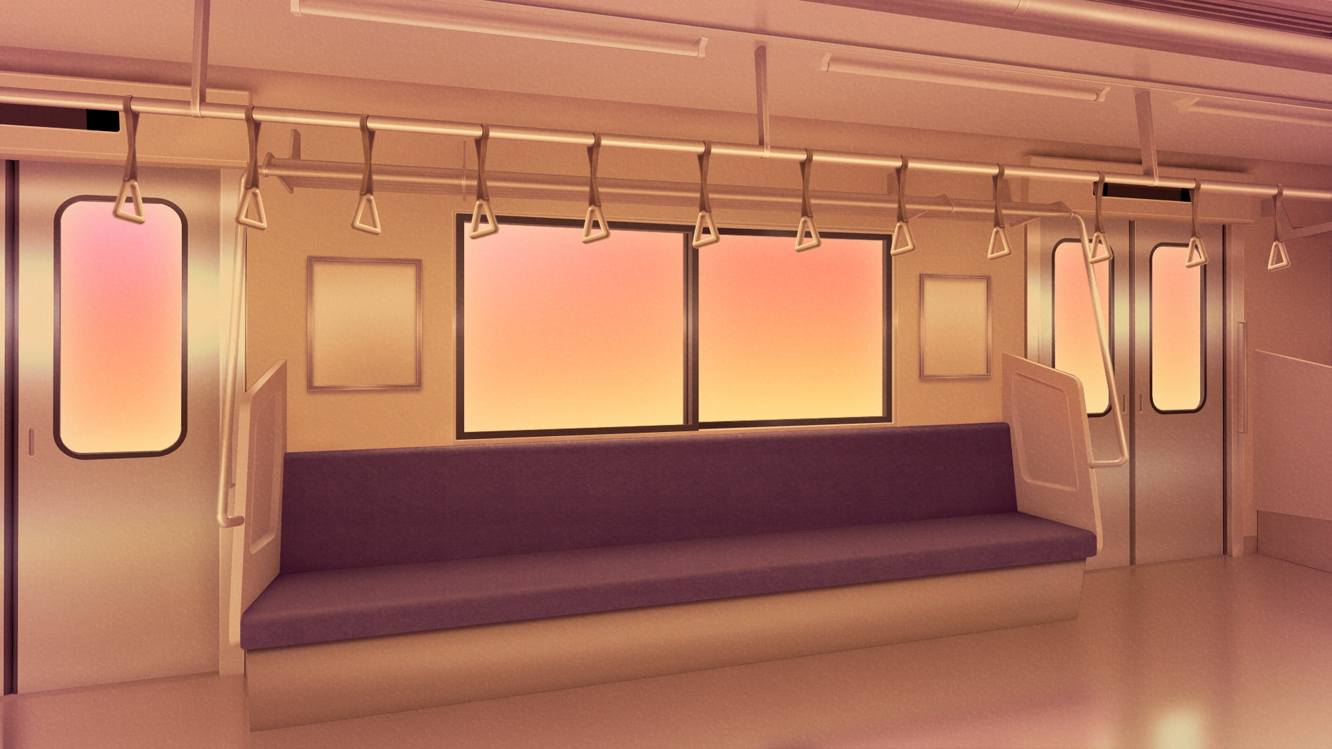 単品5種背景素材v33電車内