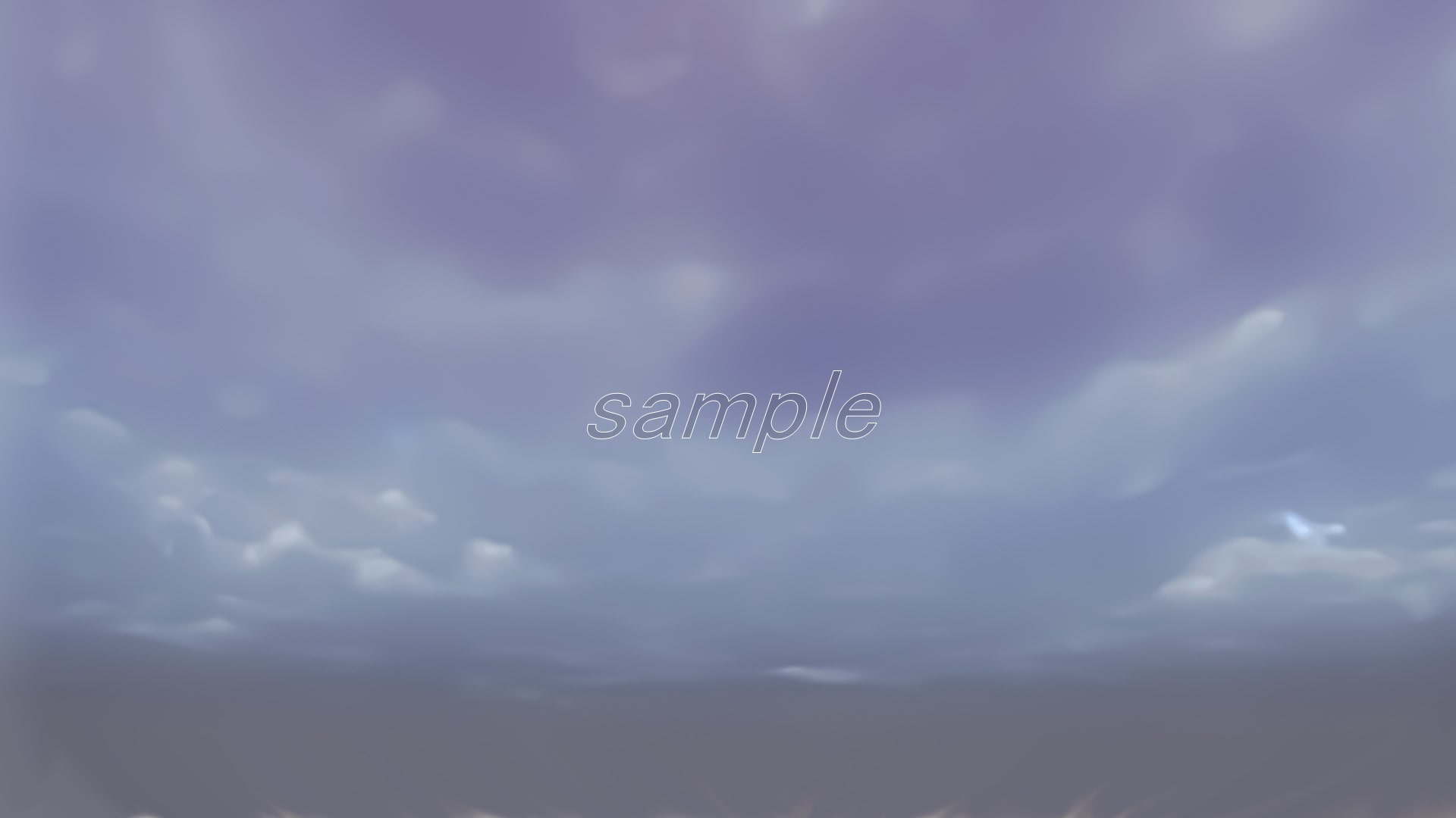 イラスト「空、雲」背景素材集<35枚セット>