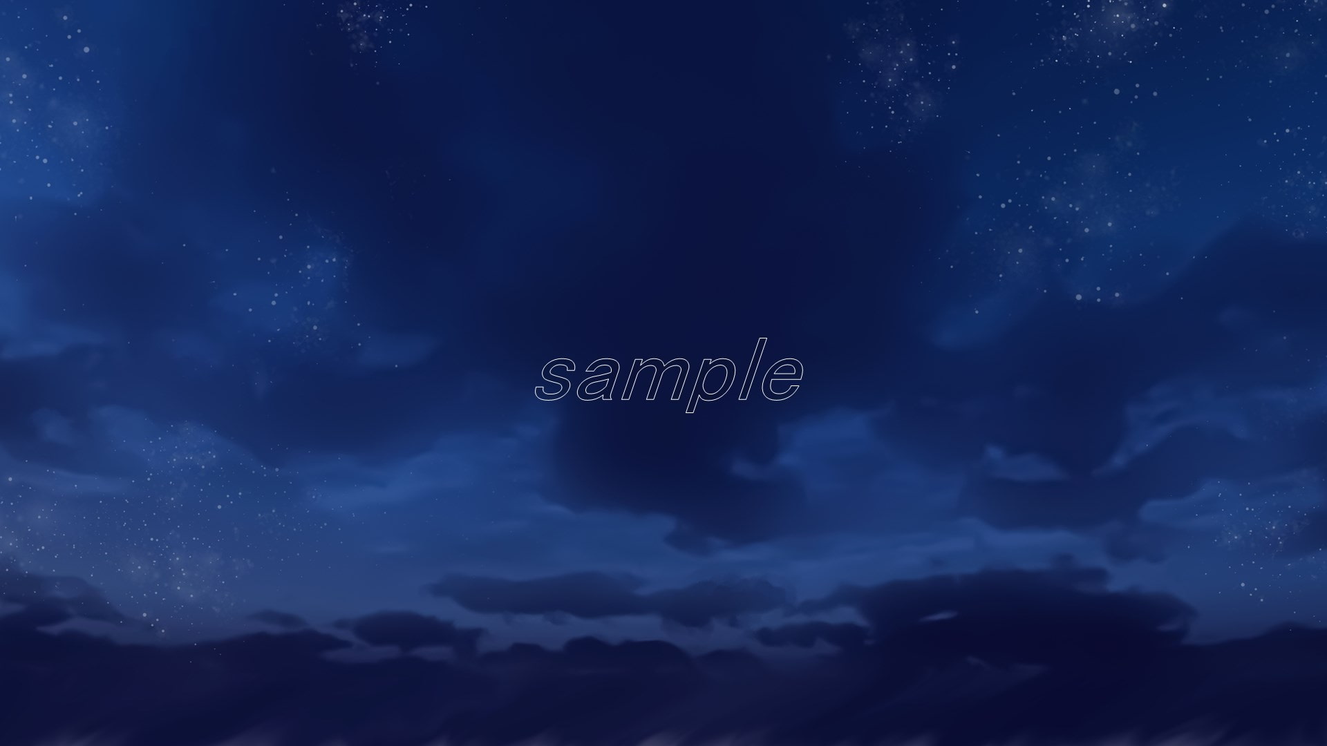 イラスト「空、雲」背景素材集<35枚セット>