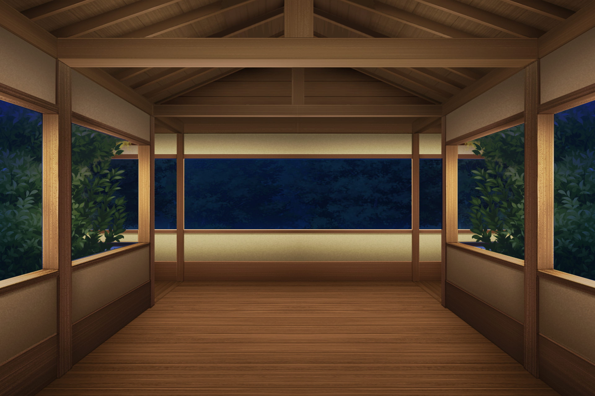 単品5種背景素材v40渡り廊下