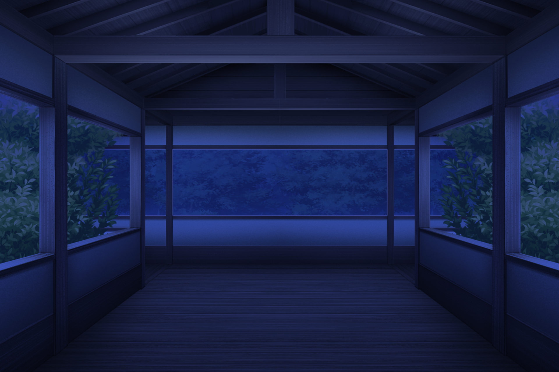 単品5種背景素材v40渡り廊下