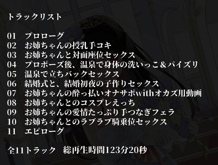 あなたの全てを受け入れて甘やかしてくれるお姉ちゃんとの結婚性活【KU100ハイレゾバイノーラル】