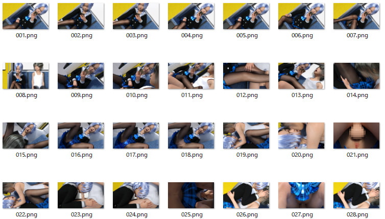 対面パンチラロリっ娘ルカ